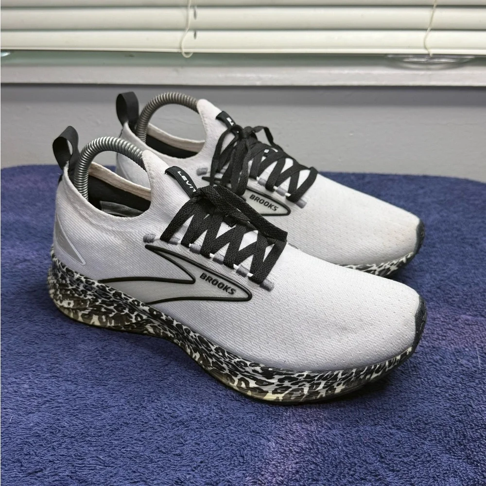 Brooks White and Black Athletic Shoes - Picture 1 of 9